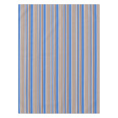 Braune und blaue Streifen Tischdecke (Vorderseite)