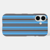 Braune und blaue Süßigkeiten Case-Mate iPhone Hülle (Rückseite (Horizontal))
