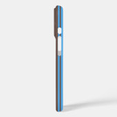 Braune und blaue Süßigkeiten Case-Mate iPhone Hülle (Rückseite / Links)