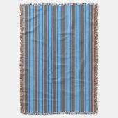 Braune und blaue Süßigkeiten Decke (Vorderseite Vertikal)