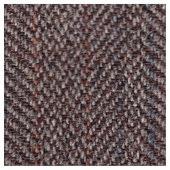 Braune und blaue Tweed-Bilder Stoff (Nahaufnahme)