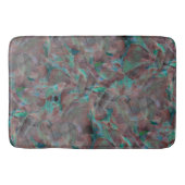 Braune und Cyanflecken auf unfertigen Wandputz Badematte (Vorderseite)