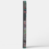 Braune und Cyanflecken auf unfertigen Wandputz Case-Mate iPhone Hülle (Rückseite / Rechts)