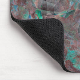 Braune und Cyanflecken auf unfertigen Wandputz Mousepad