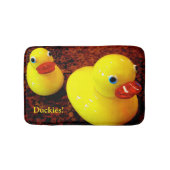Braune und gelbe Enten Badematten - 16" x 24" (Vorderseite)