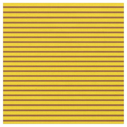 Braune und gelbe farbige Linien Stoff (Nahaufnahme)