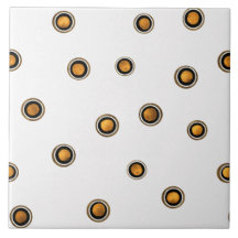 Braune und gelbe Kreise