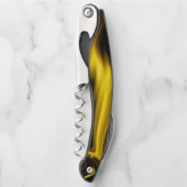 Braune und gelbe Kurven. Kellnermesser (Vorderseite)