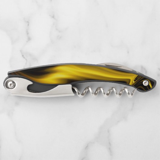 Braune und gelbe Kurven. Kellnermesser (Vorderseite)