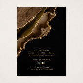 Braune und goldene Halskette (Rückseite)