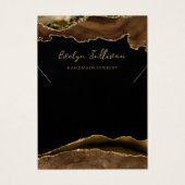 Braune und goldene Halskette (Vorderseite)