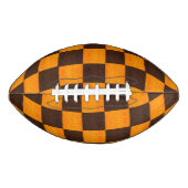 braune und goldene Karos, Football (Vorderseite)