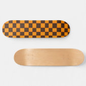 braune und goldene Karos, Skateboard (Horizontal)