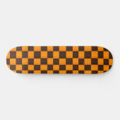braune und goldene Karos, Skateboard (Horizontal)