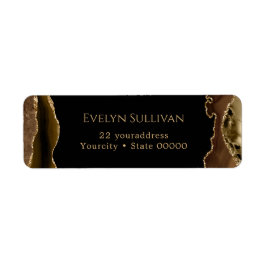 Braune und goldene Rückgabestelle