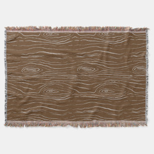 Braune und graue Abstrakte Holzkörner Decke