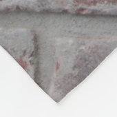Braune und graue Betonmauer Fleecedecke (Ecke)