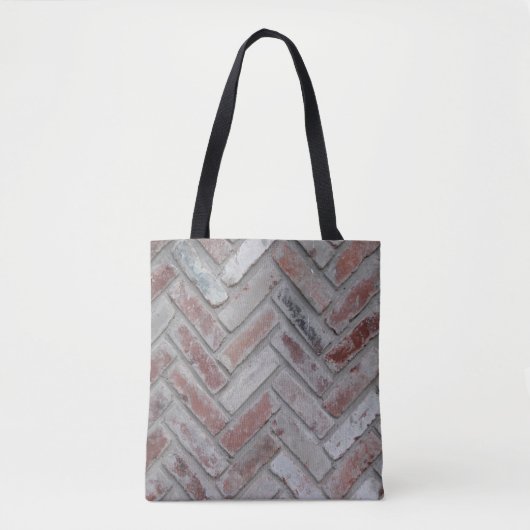 Braune und graue Betonmauer Tasche (Vorderseite)