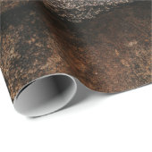 Braune und graue Felsformation Geschenkpapier (Rolleneckpunkt)