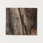 Braune und graue Felsformation Wandteppich (Vorderseite (Horizontal))
