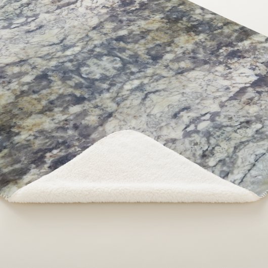 Braune und graue Marmorplatte Sherpadecke (3/4)