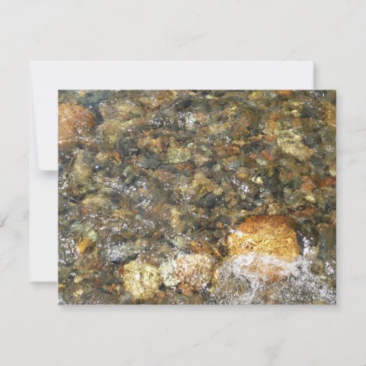 Braune und graue, natürliche Abstrakte Kies (Vorderseite)