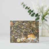 Braune und graue, natürliche Abstrakte Kies (Stehend Vorderseite)