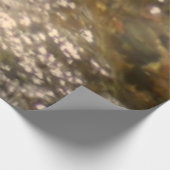 Braune und graue, natürliche Abstrakte Kies Holzposter (Ecke)