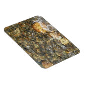 Braune und graue, natürliche Abstrakte Kies Magnet (Rechte Seite)