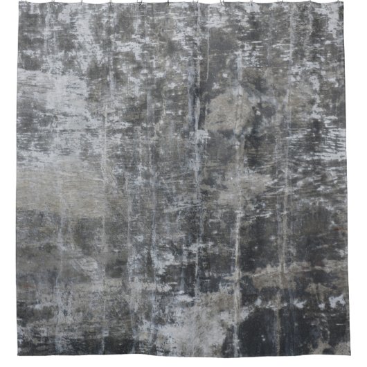 Braune und graue Tafel Duschvorhang (Vorderseite)