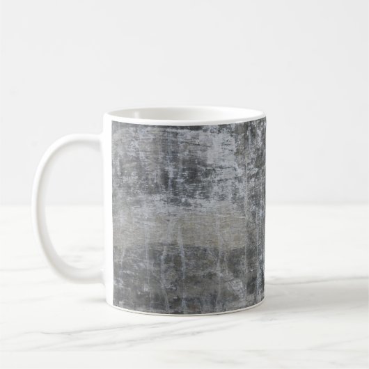 Braune und graue Tafel Kaffeetasse (Links)