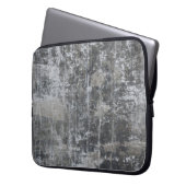 Braune und graue Tafel Laptopschutzhülle (Vorderseite Links)