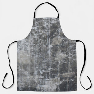 Braune und graue Tafel Schürze