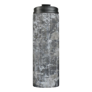 Braune und graue Tafel Thermosbecher