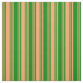 Braune und grüne farbige Linien Stoff (Muster)