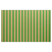 Braune und grüne farbige Linien Stoff (Fat Quarter (45,7 x 55,9 cm))