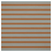 Braune und himmelblaue Streifen Stoff (Muster)