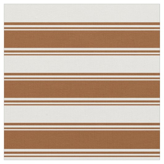 Braune und Minzcreme Stoff (Nahaufnahme)