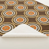 Braune und orangefarbene Spottenflächen, Sherpadecke (3/4)
