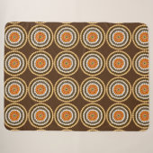 Braune und orangefarbene Spottenflächen, Sherpadecke (Vorderseite (Horizontal))