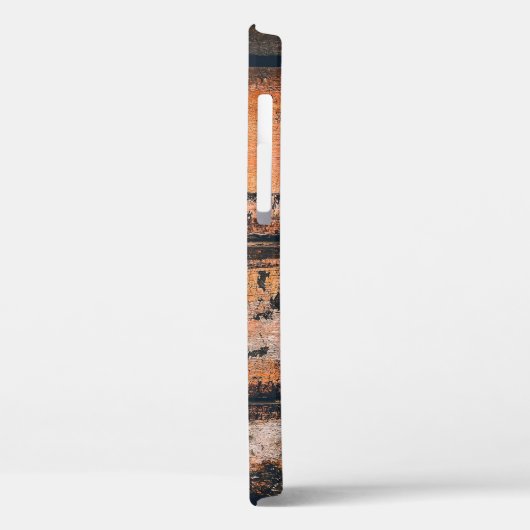 Braune und orangefarbene Tafel Case-Mate iPhone Hülle (Rückseite / Links)