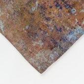 Braune und rosa Holzfläche Fleecedecke (Ecke)