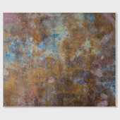 Braune und rosa Holzfläche Geschenkpapier (Flach)