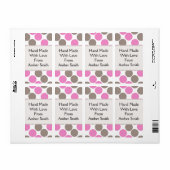 Braune und rosa Punkte (Vorne)