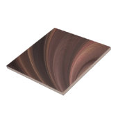 Braune und rosa weiche Sandwellen Fliese (Seite)