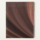 Braune und rosa weiche Sandwellen Planer (Rückseite)