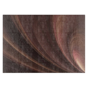 Braune und rosa weiche Sandwellen Schneidebrett