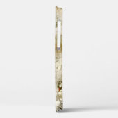 Braune und rote Tapete Case-Mate iPhone Hülle (Rückseite / Links)