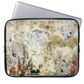 Braune und rote Tapete Laptopschutzhülle (Vorderseite)