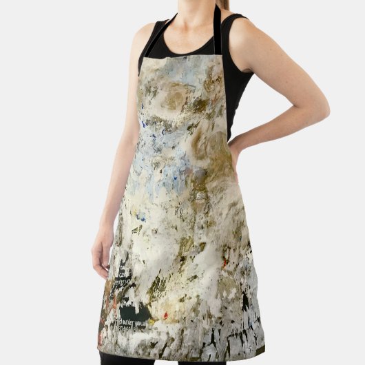 Braune und rote Tapete Schürze (InSitu)